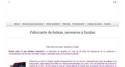 Desktop Screenshot of fabricabolsas.com