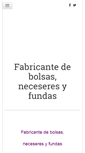 Mobile Screenshot of fabricabolsas.com